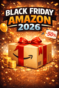 News 37 Black Friday Amazon 2026 con scatola Amazon e grafica promozionale delle offerte