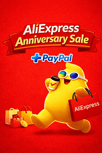 News 8 AliExpress Anniversary Sale marzo 2026 con promozione PayPal