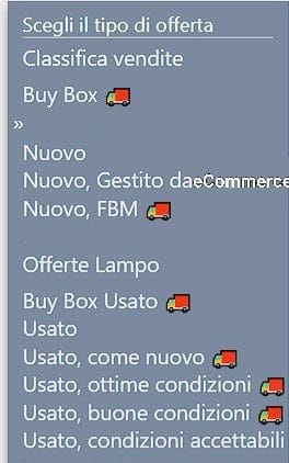 menu keepa sx