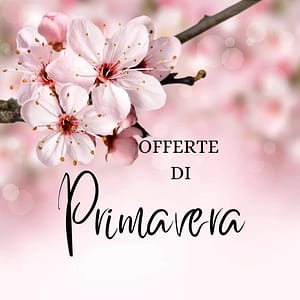 fiori con scritta offerte di primavera