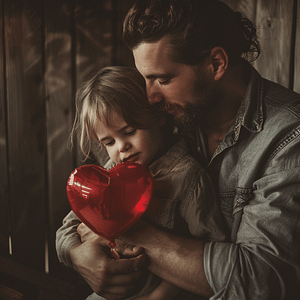 festa del papà padre e figlia