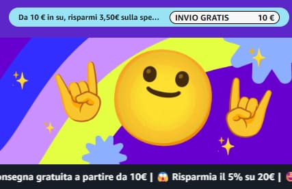 dashboard di amazon haul con sconti e consegna gratuita