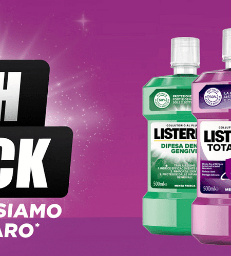 Listerine collutorio Cashback 2025: Ottieni fino a 8,70€ di rimborso!