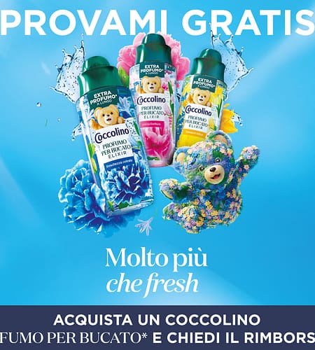 Coccolino – Profumo per Bucato: Provalo Gratis con il Cashback 2025
