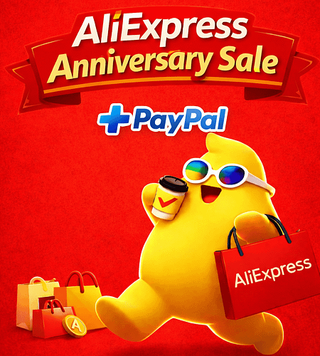 AliExpress Anniversary Sale marzo 2026 con promozione PayPal
